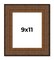Photo Size Museum Black Picture Frame - UV Acrylic, Foam Board Backing, Hanging Hardware
